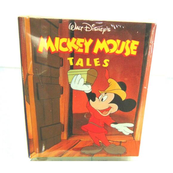 Disney Mickey Mouse Figurine & Book Brave Little Tailor Peter Pan Sword New Box - Picture 7 of 12